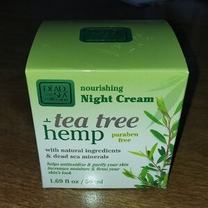 Dead Sea Collection TeaTree Hemp Night Cream.